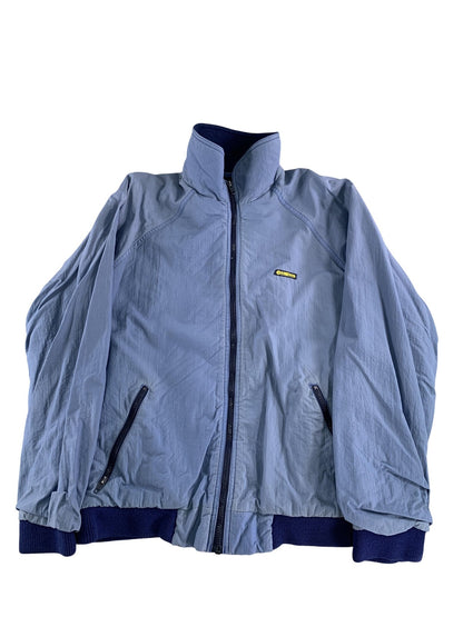 Vintage OshKosh B'Gosh Jacket Mens Medium Tall Blue Full Zip Fleece Lined 90s