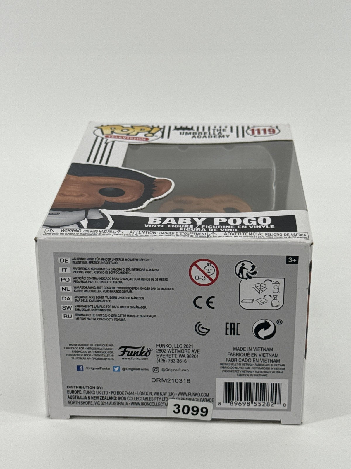 Funko Pop Television The Umbrella Academy Baby Pogo 1119 Vinyl Figure Multicolor