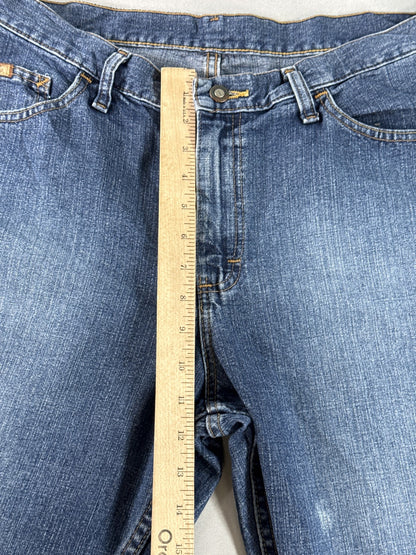 Riders Jeans 16 M Womens Blue Relaxed Fit High Rise Straight Leg Denim Pockets