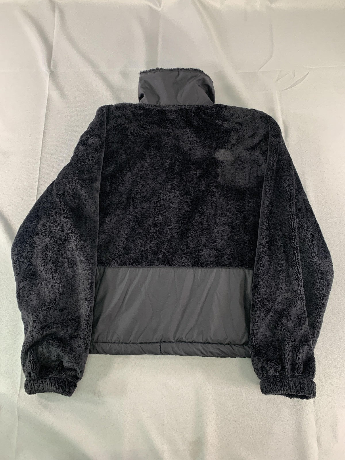 The North Face Pullover Womens Small Black Fleece Sherpa Quarter Zip Jacket 100