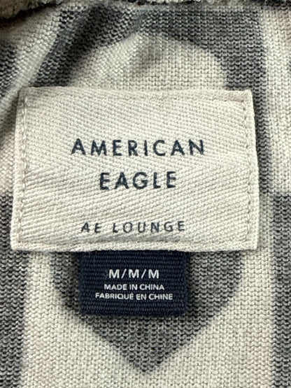 American Eagle Skull Kawaii Sweater M Black White Polyester Elastane Pullover