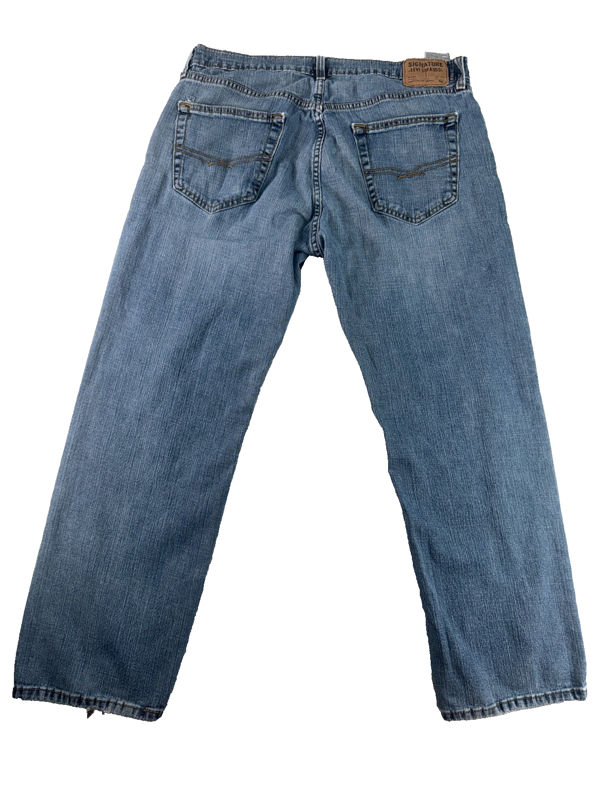 Levi Strauss Signature Capri Jeans Womens 10 Light Wash Denim Mid Rise Crop