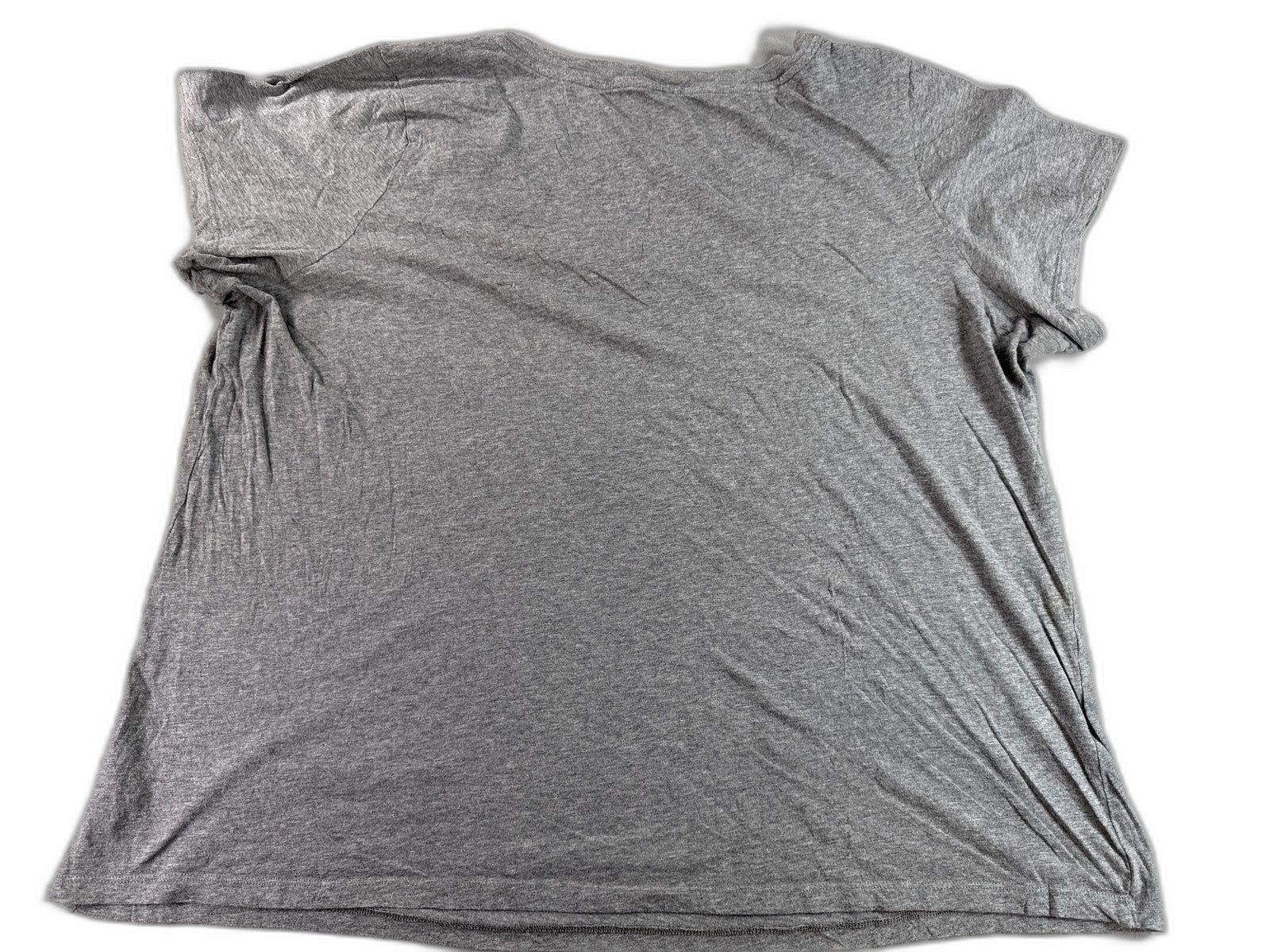 HERITAGE TORRID Gingerbread Man Tee Womens 3 Gray Embroidered Graphic Crewneck