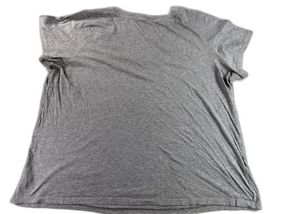 HERITAGE TORRID Gingerbread Man Tee Womens 3 Gray Embroidered Graphic Crewneck