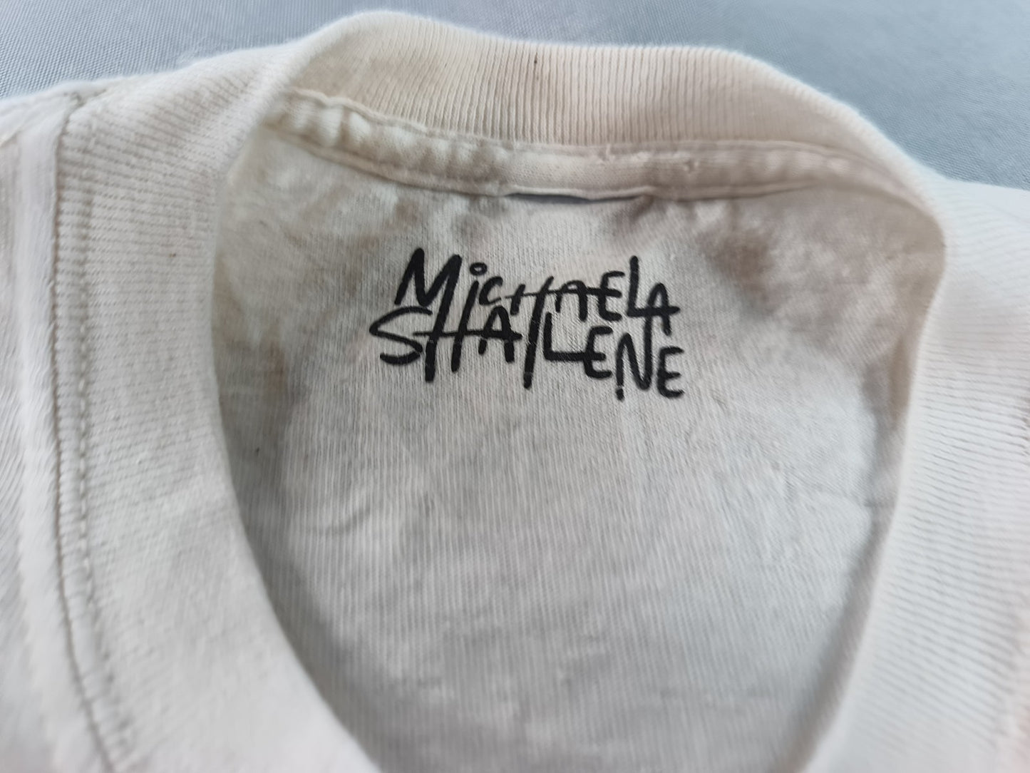 Michaela All Bodies Are Beautiful Sharlene Graphic Crop Top Womens