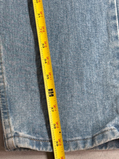 Wrangler Jeans Mens 31 Vintage Light Wash Denim Straight Leg 97601SB Workwear