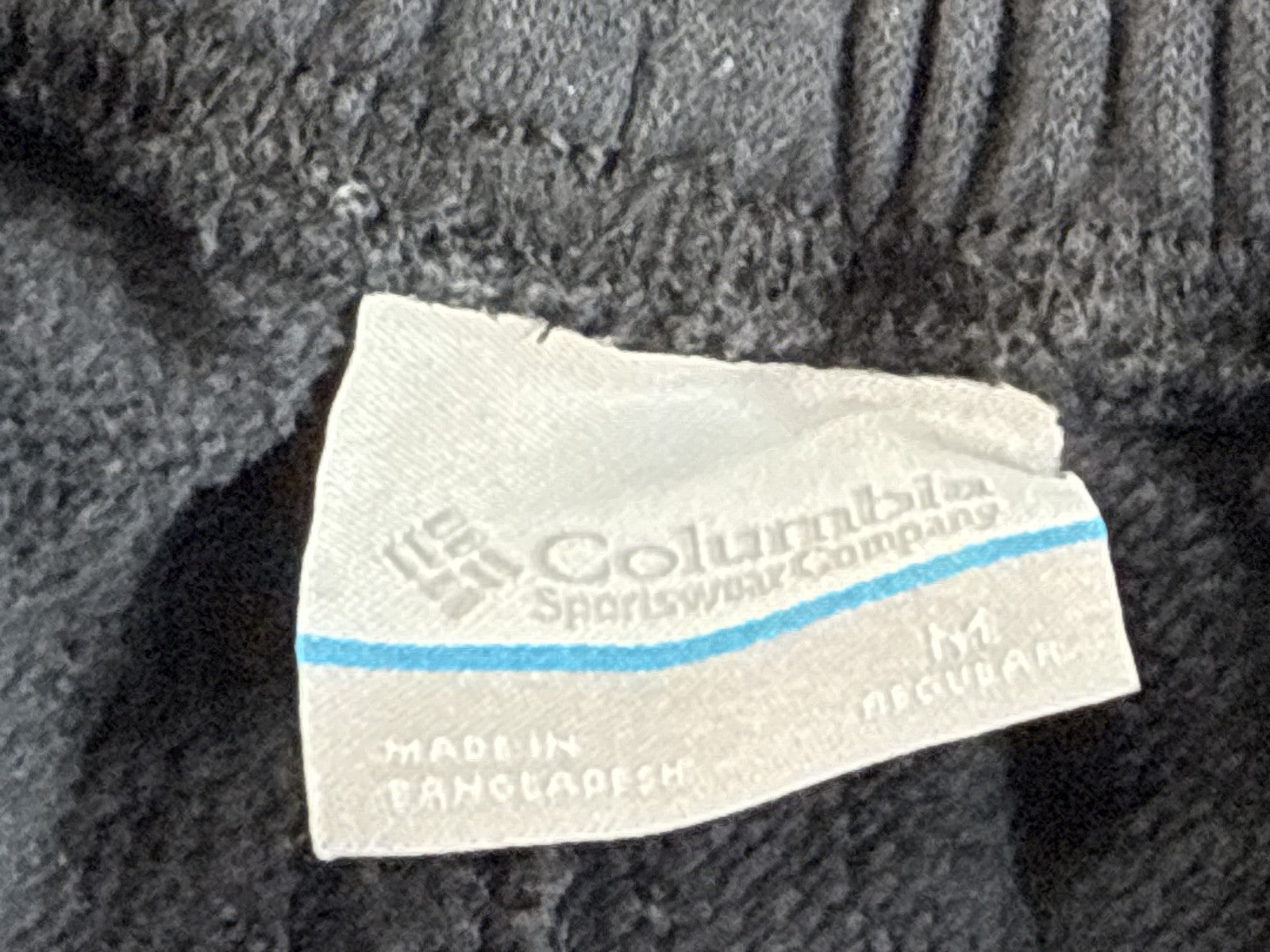 Columbia 1957941 Jogger Pants M Black Cotton Polyester Regular Fit Drawstring