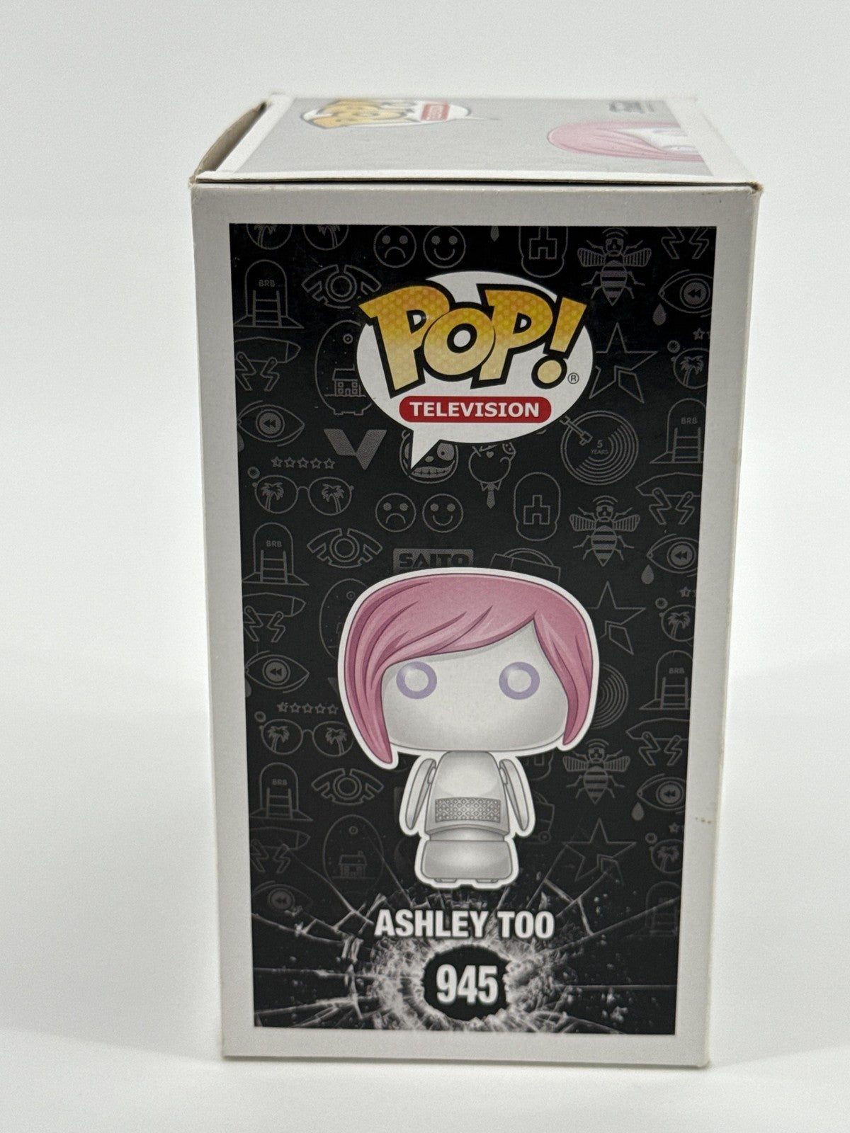 Funko Pop Television Black Mirror Ashley Too #945 Vinyl Figure White Standard