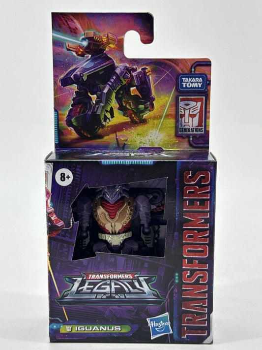 Transformers Legacy Iguanus Core Class 4" Hasbro Takara DMG Box Decepticon NIB