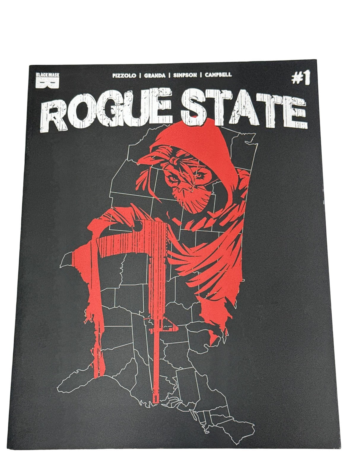 Black Mask Studios Rogue State #1 Comic Book 9.2 NM- Pizzolo Granda Modern Age