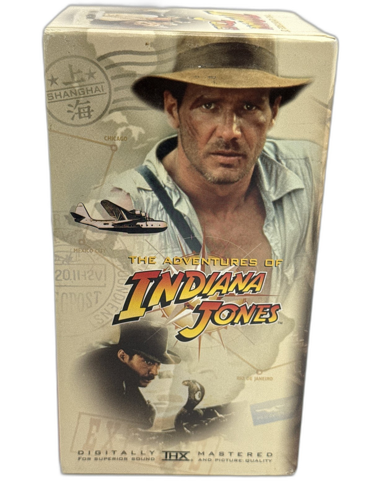 Paramount Indiana Jones VHS Box Set Trilogy Raiders Temple Doom Last Crusade Ark