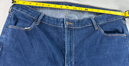 Old Navy WOW Super Skinny Jeans Womens 18 Dark Wash Blue High Rise Stretch Denim