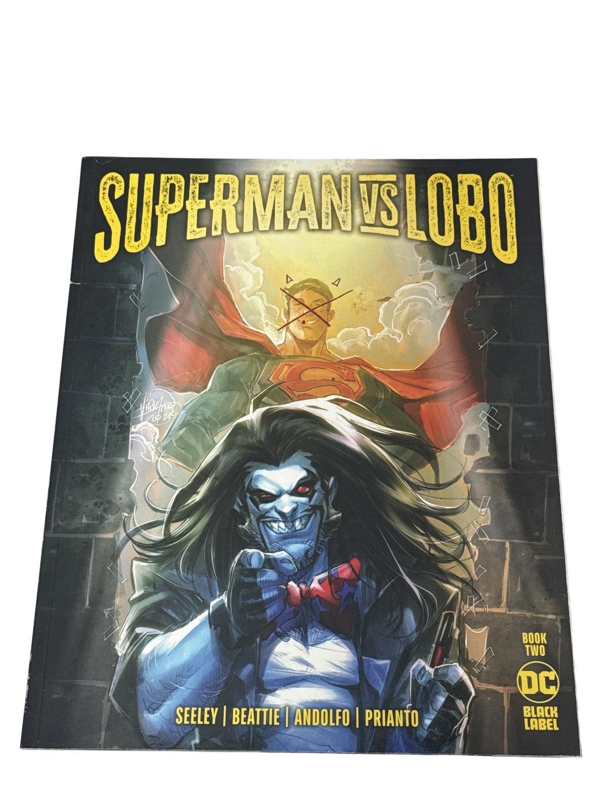 DC Comics Superman Vs Lobo Book Two #2 Black Label 2021 Comic DCU Batman Seeley