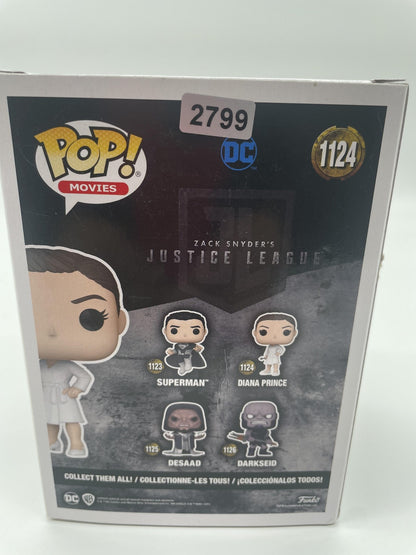 Funko Pop Zack Snyders Justice League Diana Prince 1124 Vinyl Figure Multicolor