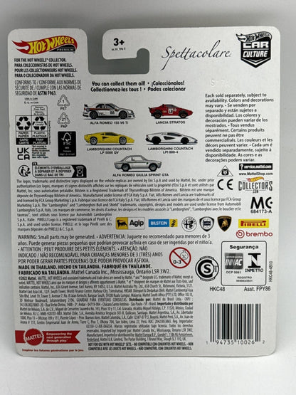 Hot Wheels Premium Alfa Romeo 155 V6 Ti Diecast Car White Red Black Metal Race