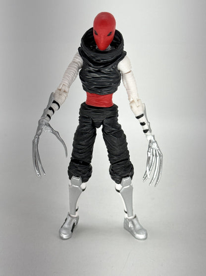 The Loyal Subjects Foot Assassin Action Figure Red Black Silver Plastic Comics