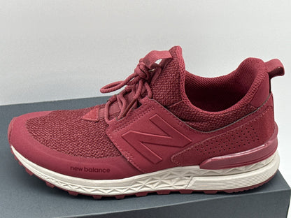 New Balance Burgundy Running Sneakers 8 US Womens US Knit Lightweight Breathable