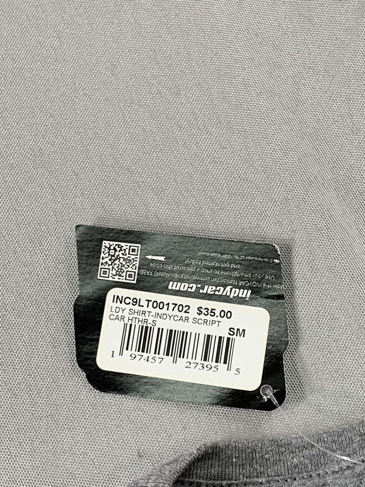 IndyCar Shirt Womens Small Gray NTT IndyCar Series Race Car Graphic Tee New Tags