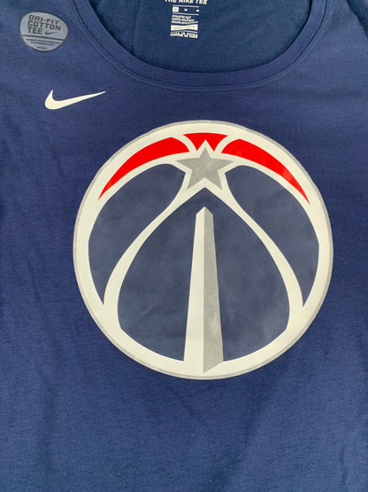 Nike Washington Wizards NBA Logo Dri-Fit Performance T-Shirt Navy Blue Men’s 2XL