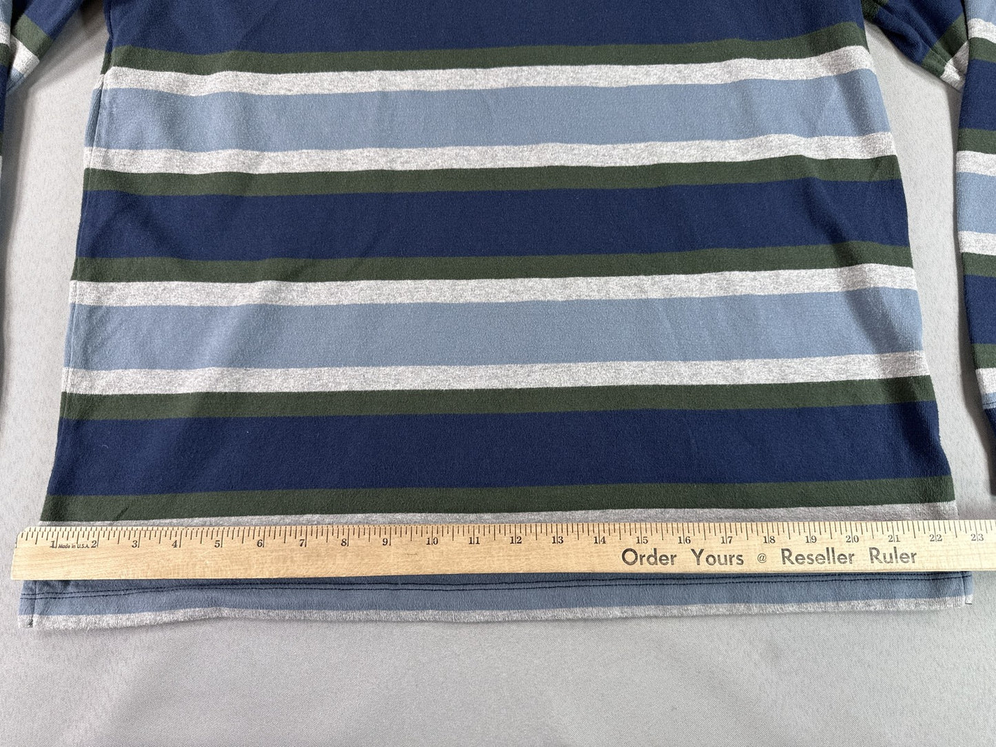 Vans Polo Shirt Mens Large Multicolor Striped Long Sleeve Collared Cotton Preppy