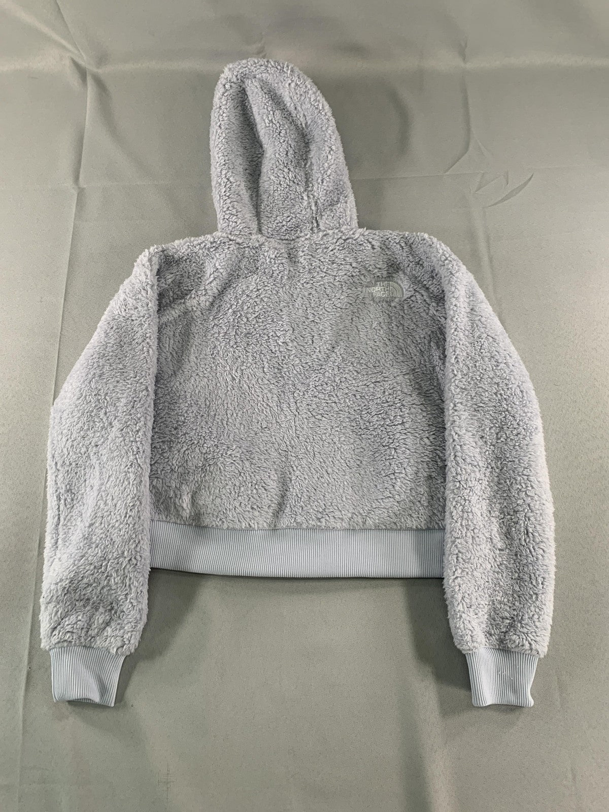 The North Face Hoodie Girls Large 12 Dusty Periwinkle Suave Oso Fleece Full Zip