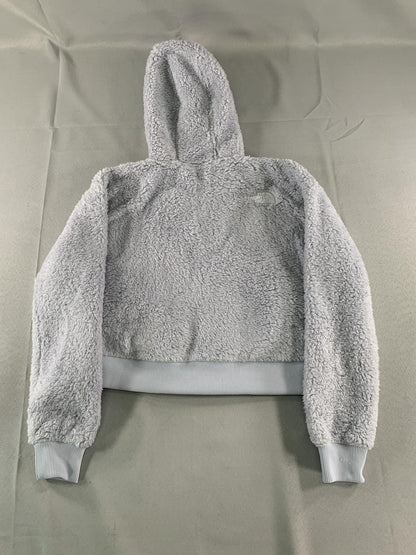 The North Face Hoodie Girls Large 12 Dusty Periwinkle Suave Oso Fleece Full Zip