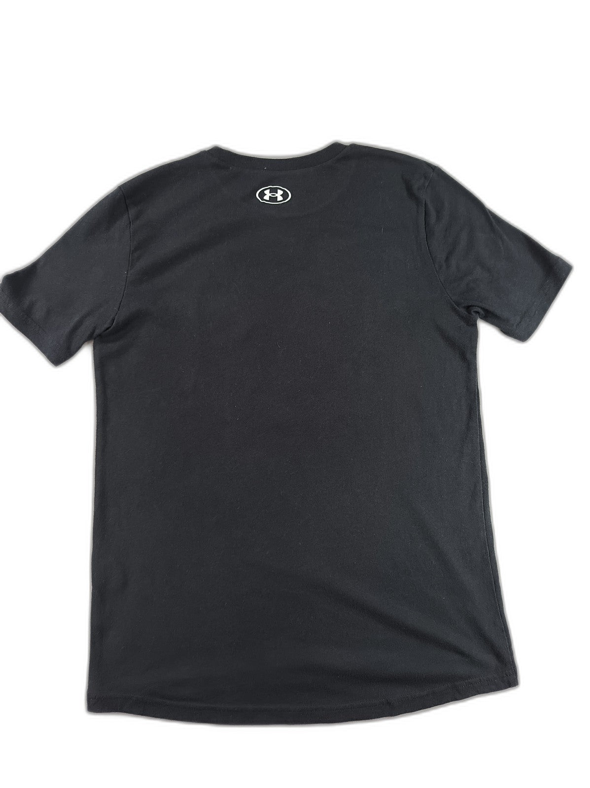 Under Armour Project Rock Blood Sweat Respect Graphic Tee YLG Youth Black Cotton