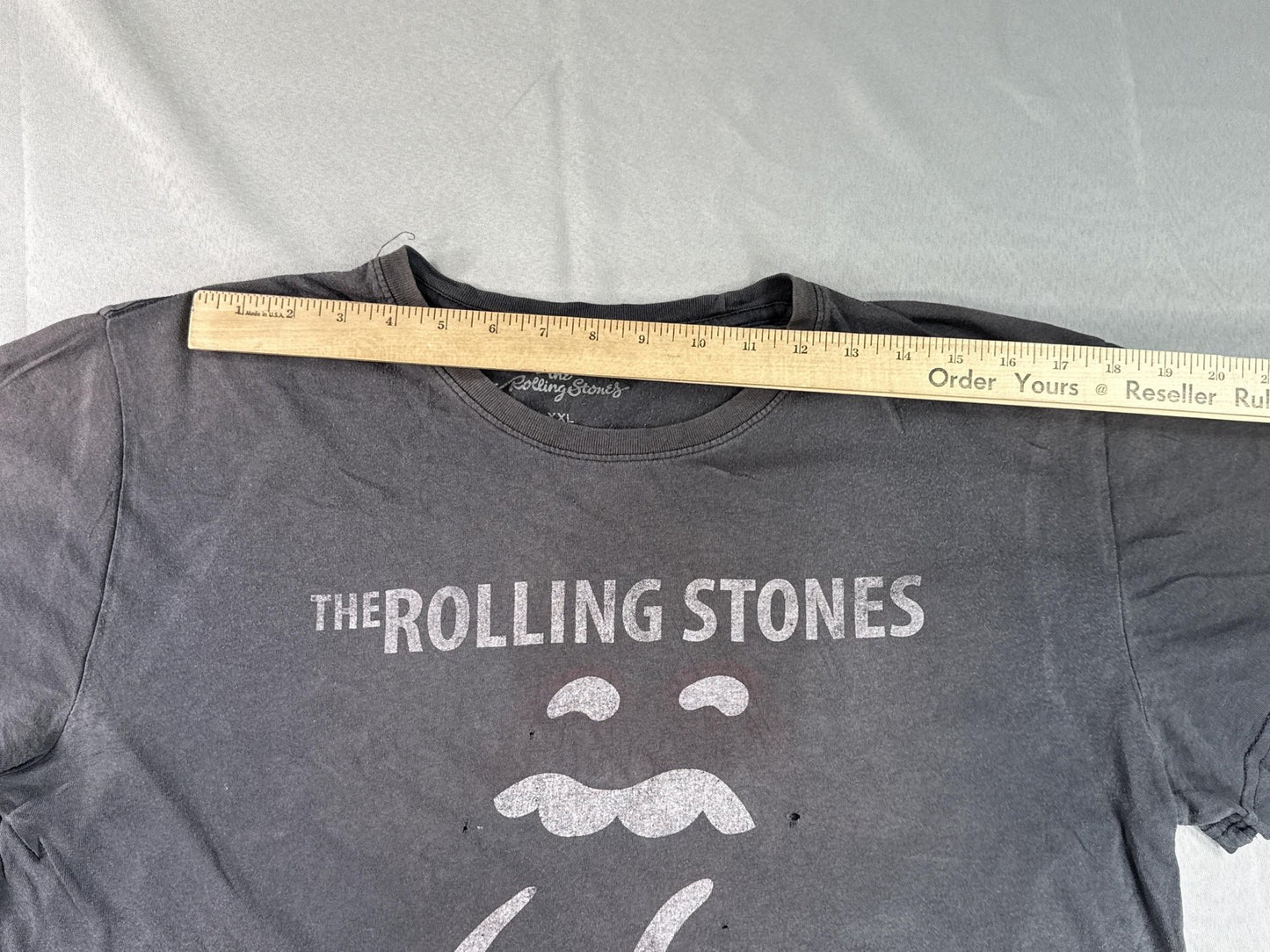 Rolling The Rolling Stones Stones Graphic Tee XXL Gray Cotton Vintage Music