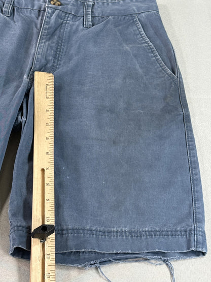 Tommy Bahama Shorts 32x10 Unisex Blue 100% Cotton Made in China Denim