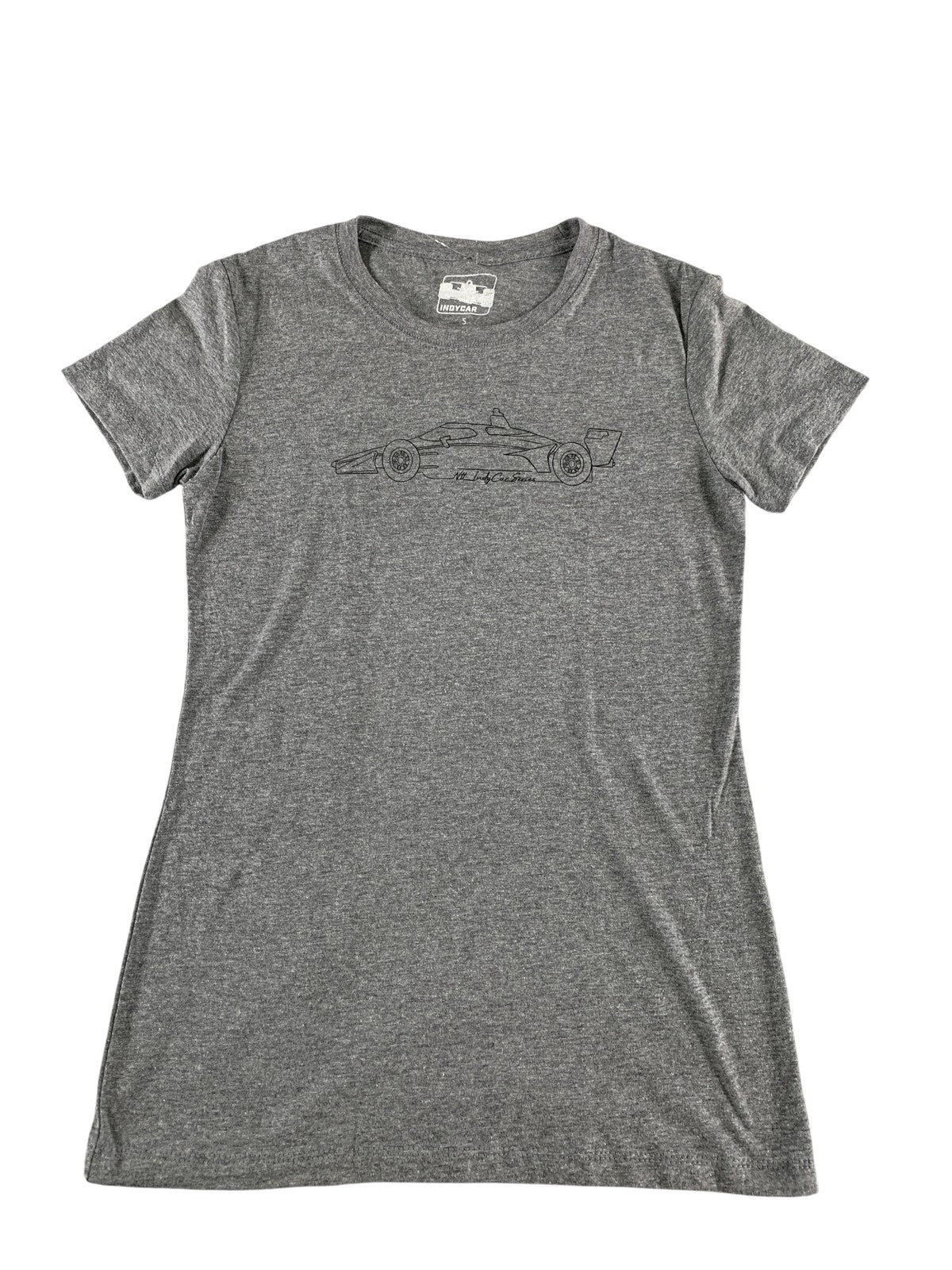 IndyCar Shirt Womens Small Gray NTT IndyCar Series Race Car Graphic Tee New Tags