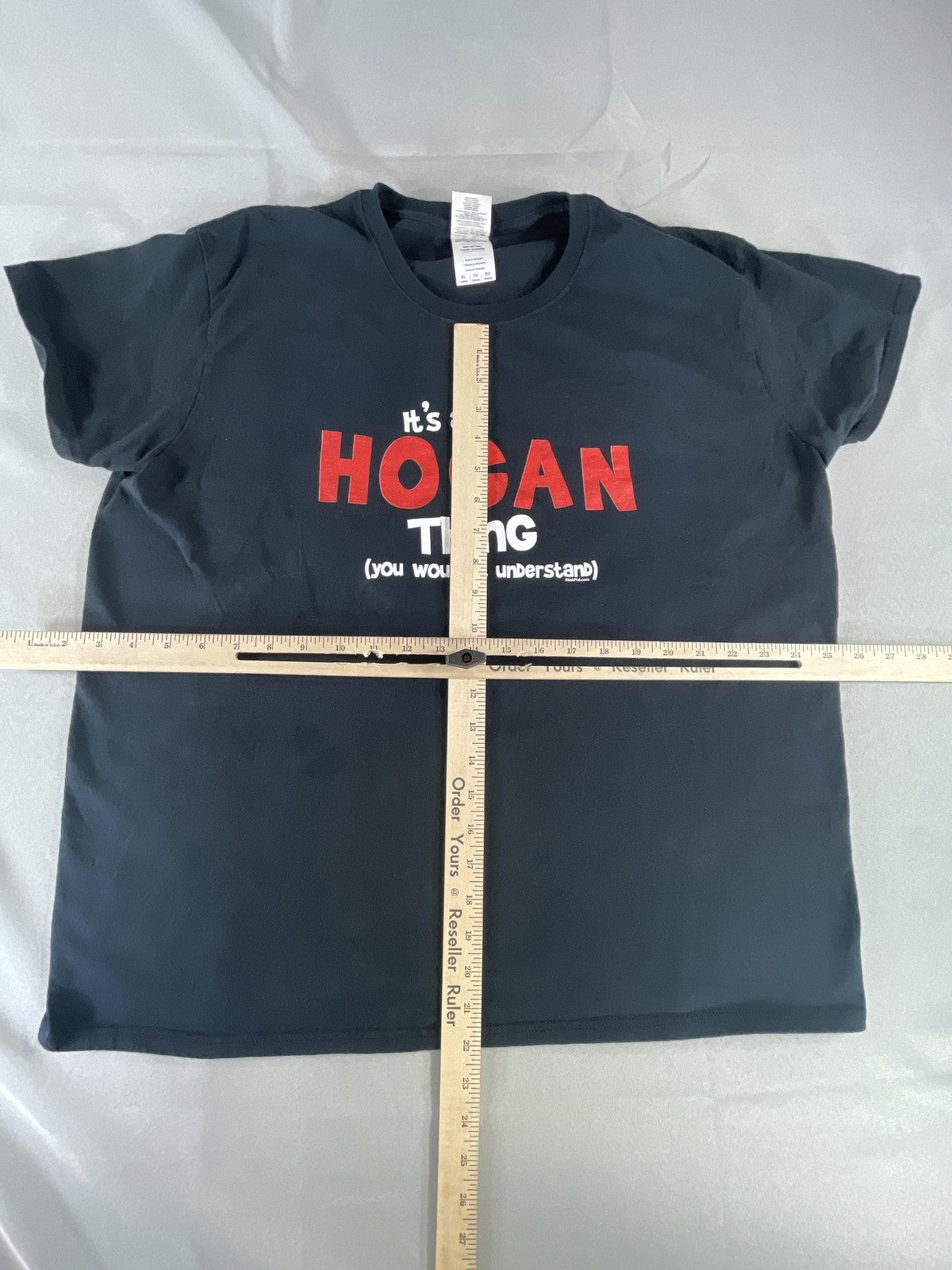 Its A Hogan Thing Shirt Womens XL Black Graphic Tee Funny Slogan Gildan Cotton