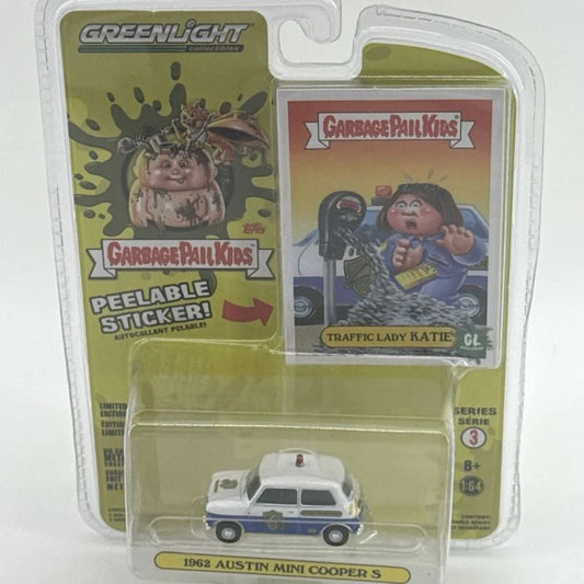 Greenlight GPK Traffic Lady Katie 62 Mini Cooper S 1:64 Diecast New Rare Kids