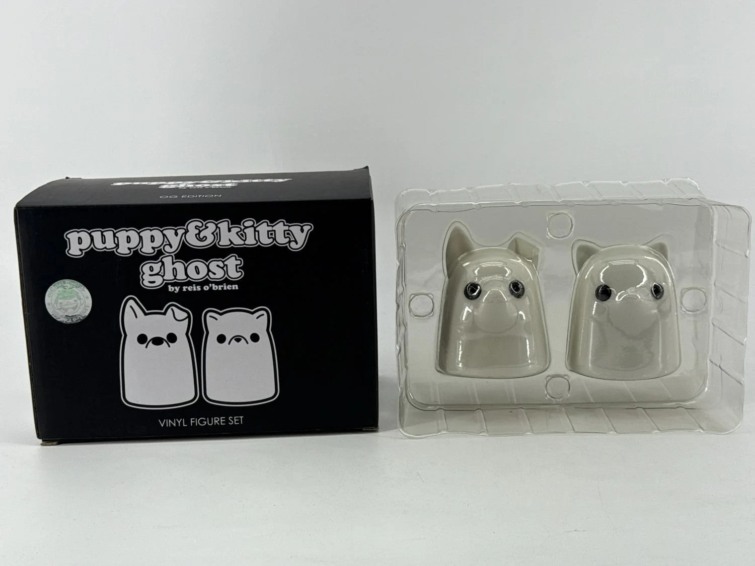 Bimtoy Tiny Ghost Puppy amp Kitty Vinyl by Reis O' Brien Unbranded Oapos