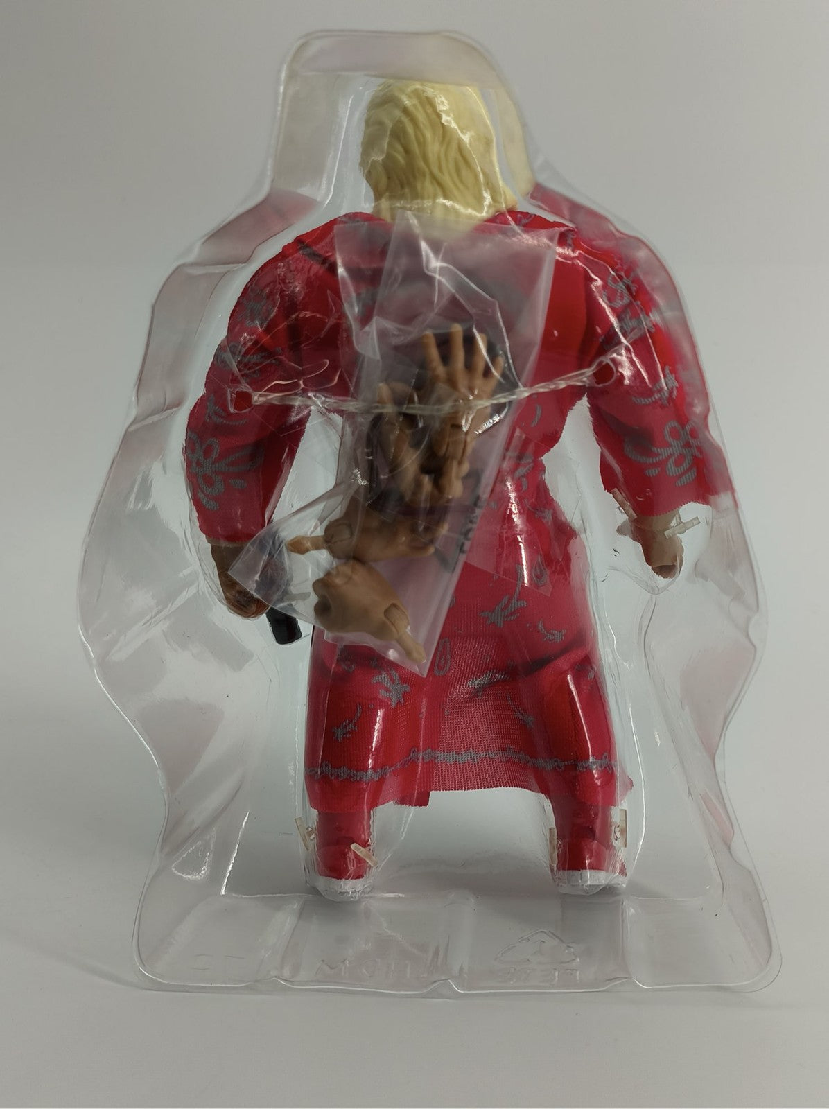 WWE Mattel RetroFest Ric Flair Action Figure Red Robe Mic Loose Displayed 6685
