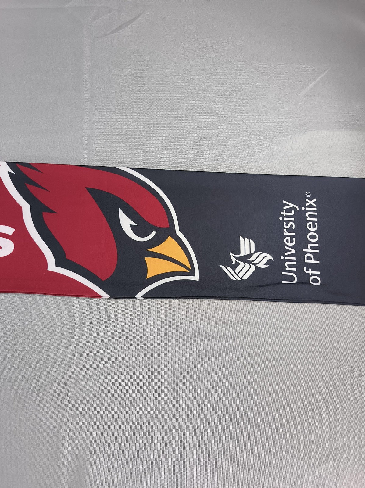 Arizona Cardinals Scarf Mens One Size Red Black NFL Football Fan Fringe Stadium
