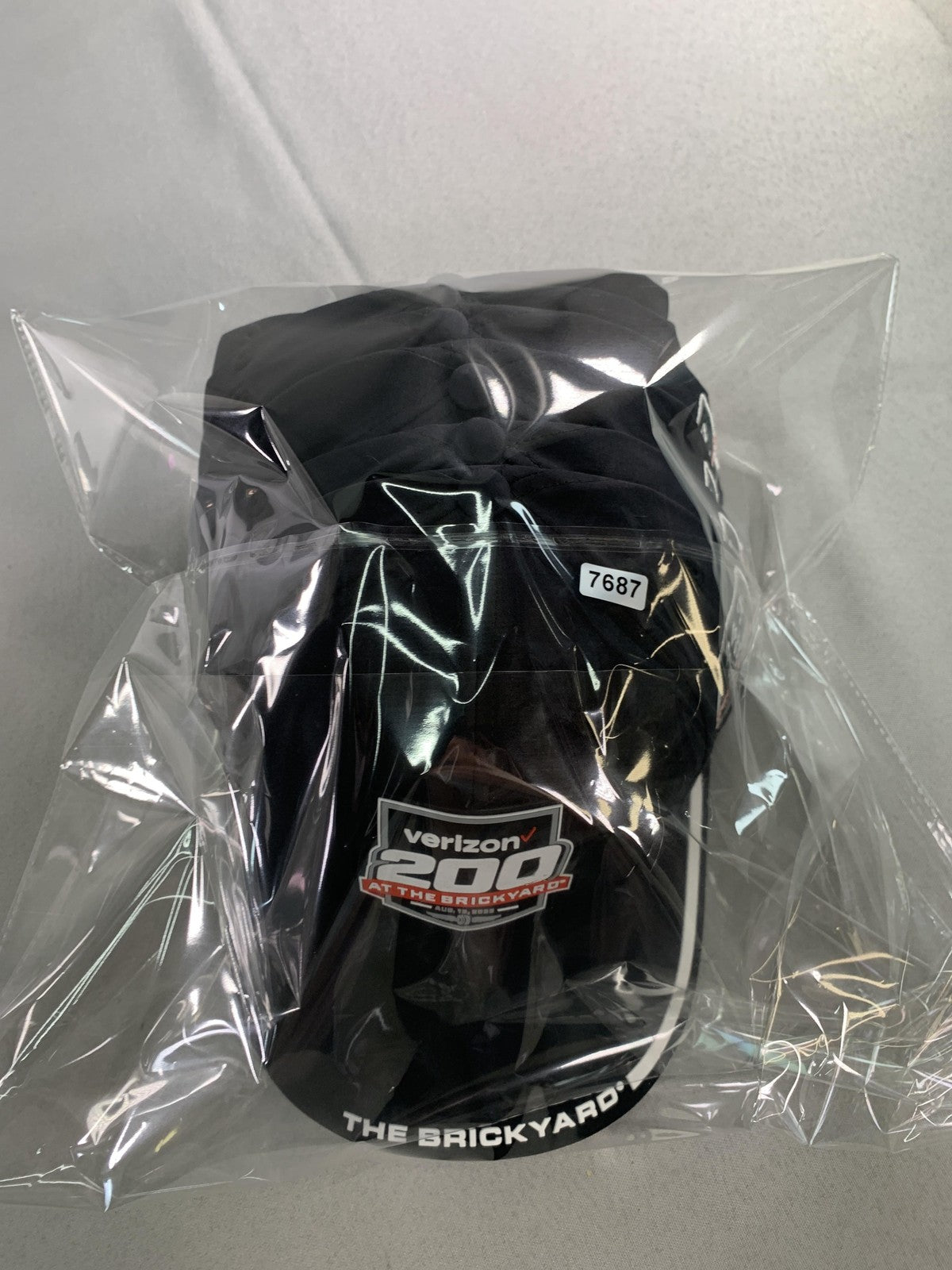 Verizon 200 Hat Cap Strap Back Mens One Size Black NASCAR Racing Brickyard 2023