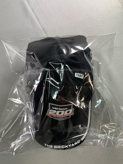 Verizon 200 Hat Cap Strap Back Mens One Size Black NASCAR Racing Brickyard 2023