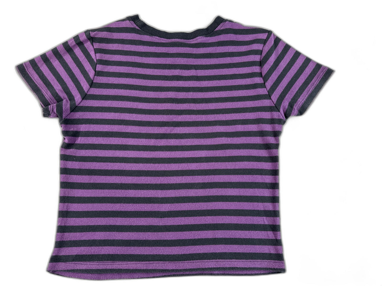 Mad Engine Wednesday Addams TV Show Graphic Tee M M/M Black/Purple 100% Cotton