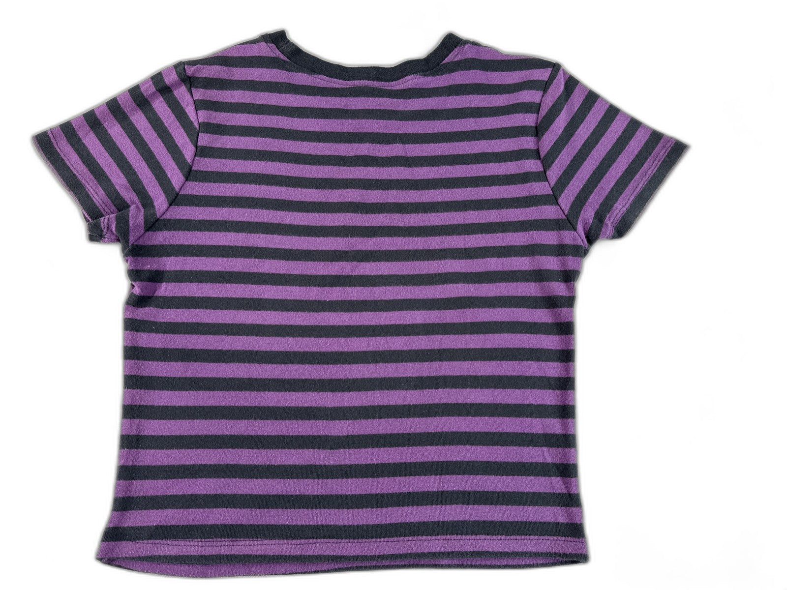 Mad Engine Wednesday Addams TV Show Graphic Tee M M/M Black/Purple 100% Cotton