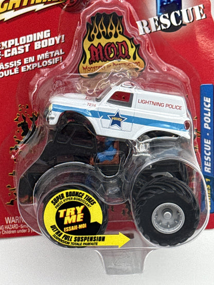 Johnny Lightning Exploding Die MOD Rescue Cast Vehicle Metal Full Toys Set