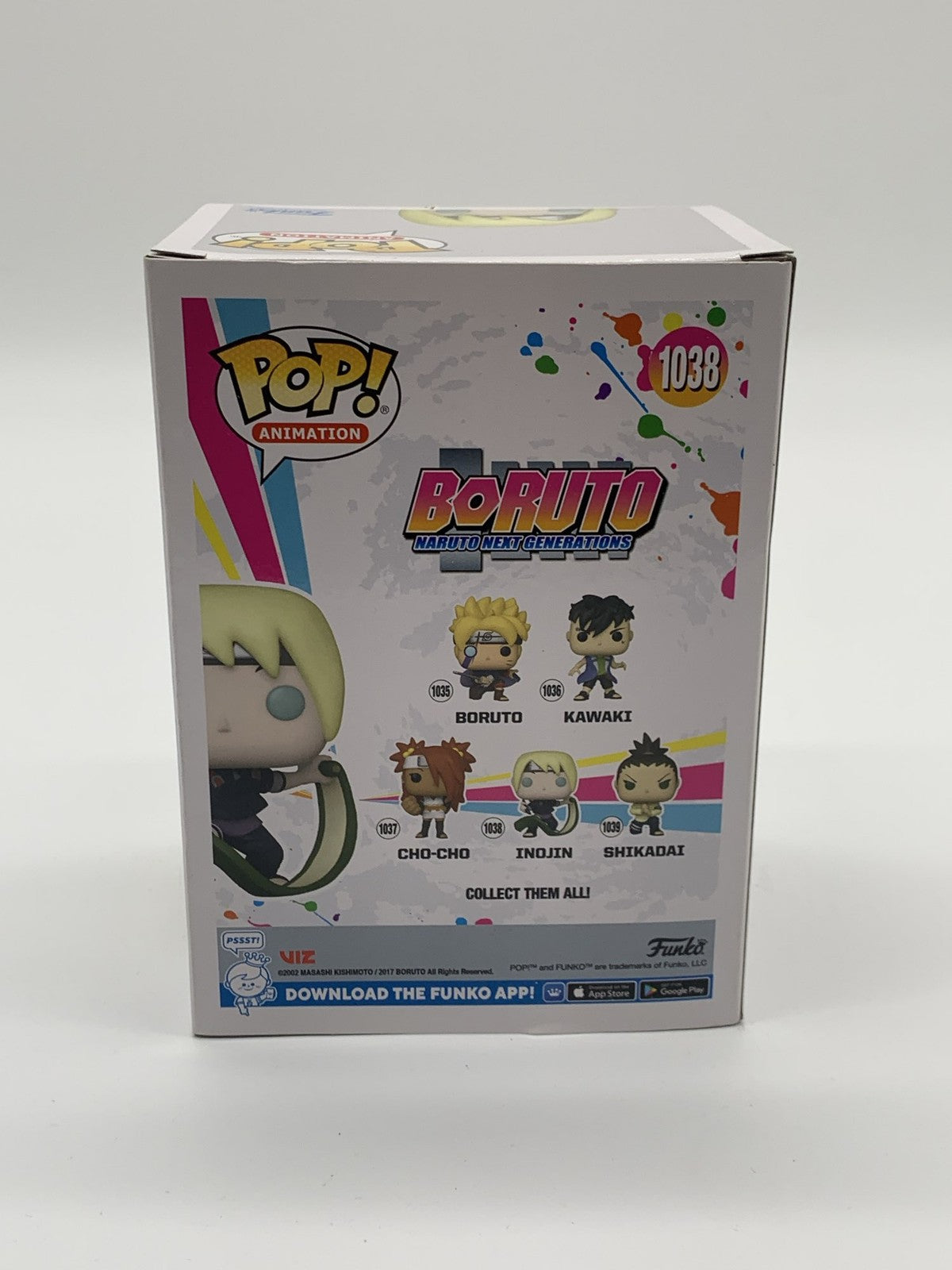 Funko Pop Inojin #1038 Boruto Naruto Next Generations Vinyl Figure | Damaged Box