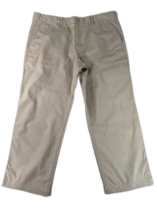 GAP Khaki Chino Pants 38x30 100% Cotton Flat Front Straight Leg Classic Fit