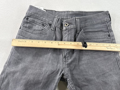 Levi's 510 Straight Leg Jeans 31x32 Gray Stretch Denim Regular Fit pocket Slim
