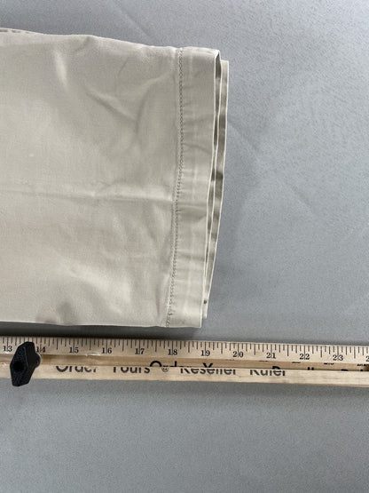 French Laundry Sport Pants Womens 12P Beige Cropped Stretch Casual Capri Cotton