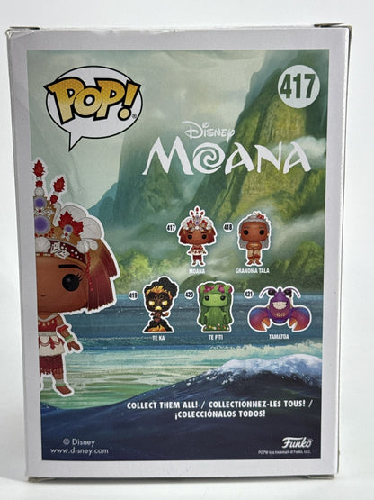 Funko Pop Disney Moana 417 Ceremony Dress Vinyl Figure Vaulted Princess Rare Red