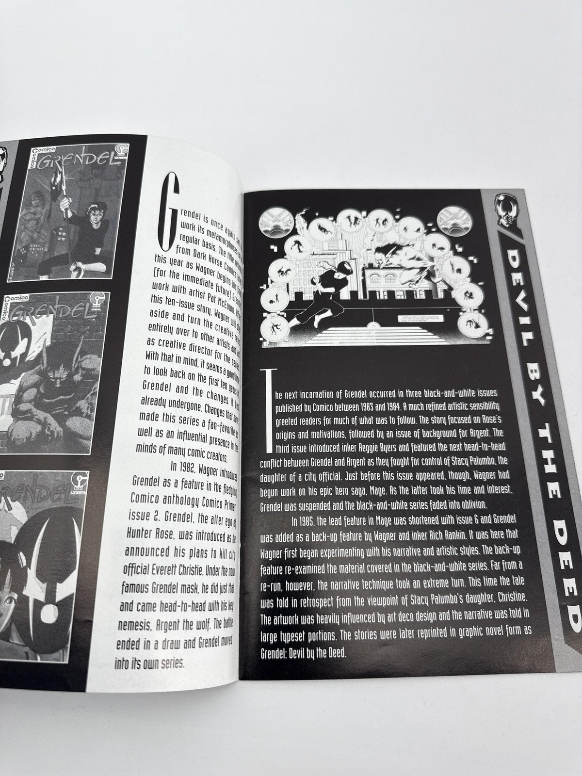 Vintage 1993 Dark Horse Grendel Advance Comics Promo Comic Book Matt Wagner