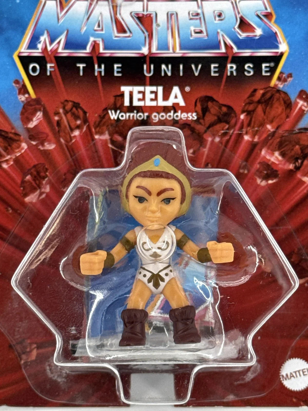 MOTU Eternia Minis Teela Warrior Goddess 2in Mattel Figure New Sealed Toy 825