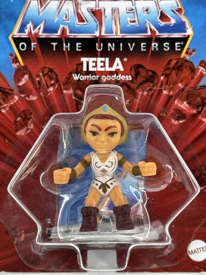 MOTU Eternia Minis Teela Warrior Goddess 2in Mattel Figure New Sealed Toy 825