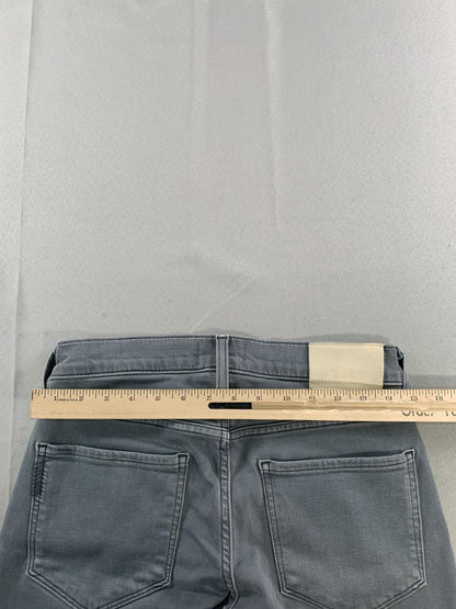 Paige Federal Jeans Mens 31x28 Gray Slim Straight Stretch Denim Pants Casual on