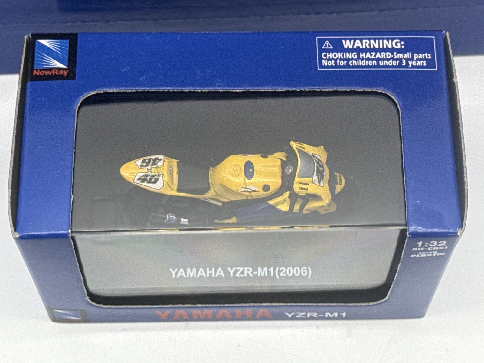 Yamaha YZR M1 1:32 Scale Die Cast Model NewRay Box Set Collectible